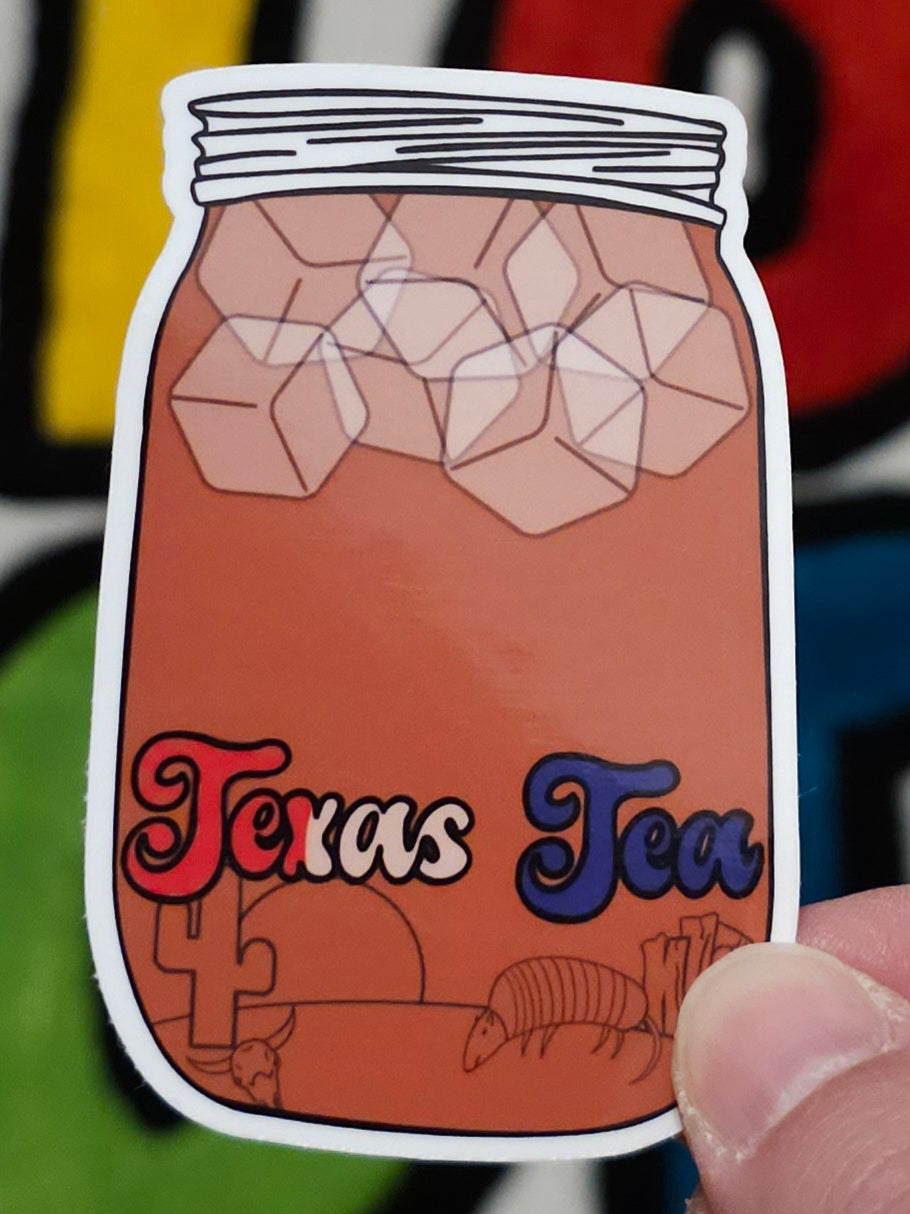 Texas Tea Sticker