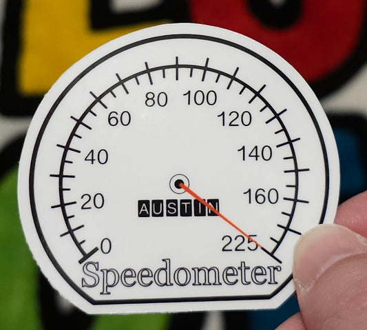 Speedometer Sticker