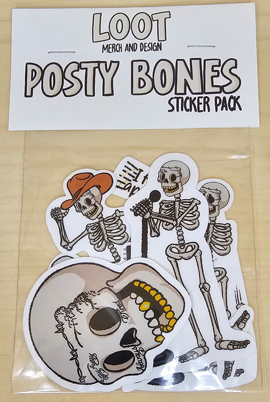 Posty Bones Sticker Pack