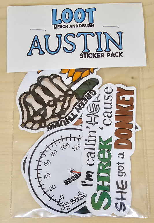 AUSTIN Sticker Pack