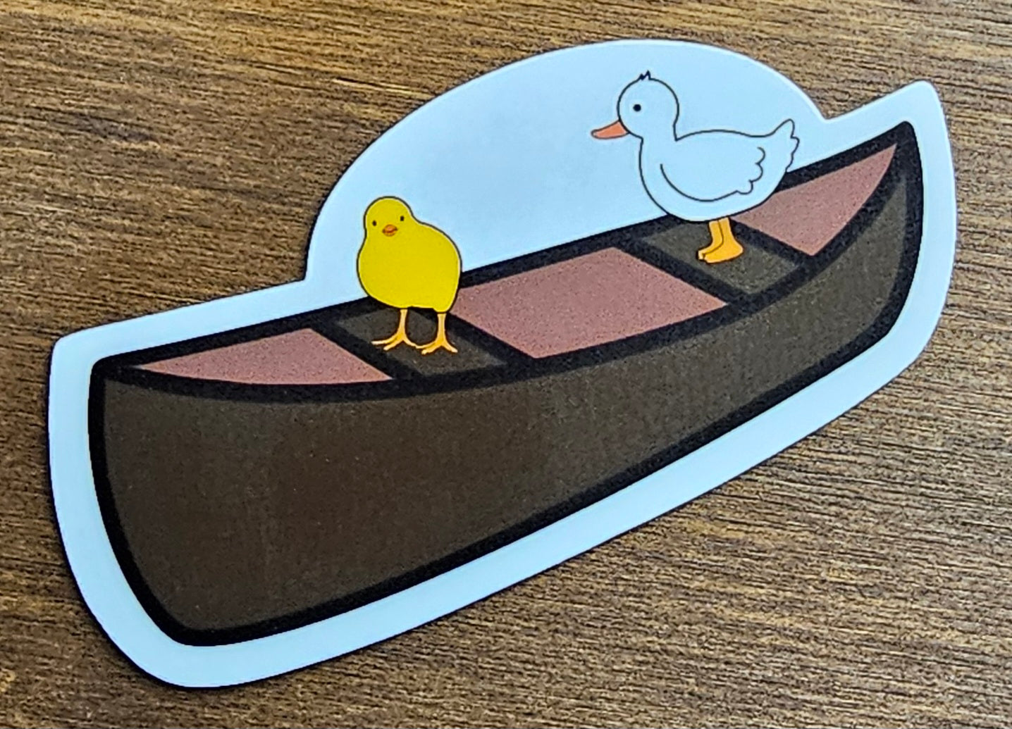 Chick and Duck Sticker