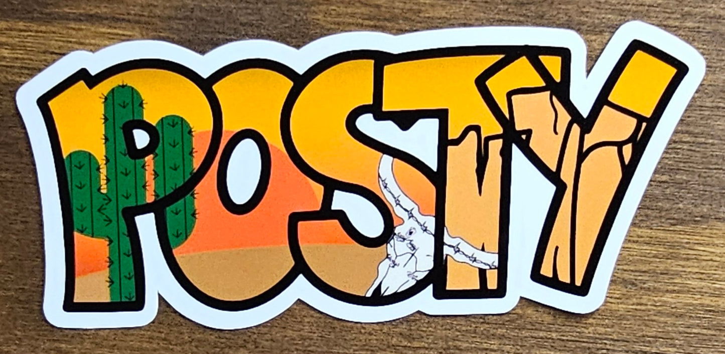 Country Posty Sticker Pack