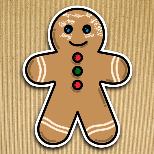 Gingerbread Posty Sticker